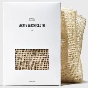 [NWT] Public Goods - Ayate Washcloth | 12"x10" | Bio-Degradable. Eco-Friendly.